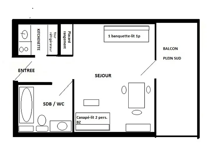 Апартаменты Le Vercors - 3 Pers- Le Vercors - 0r8vr -plagne Centre Mae-5434 Ла-Плань
