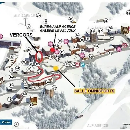 Le Vercors - 3 Pers- Le Vercors - 0r8vr -plagne Centre Mae-5434 La Plagne